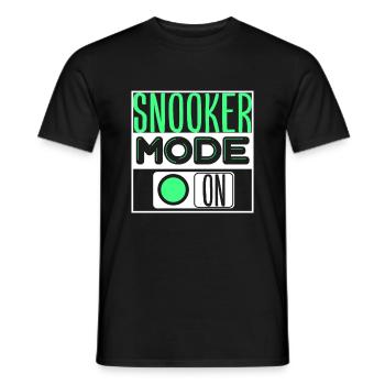 Snooker Billiards - Men's T-Shirt - black - Front - AI Model Male 178 light (178cm)