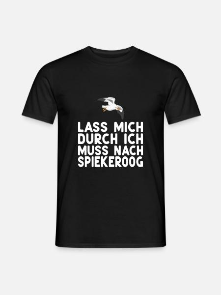 Spiekeroog Insel Nordsee - Männer T-Shirt - Schwarz