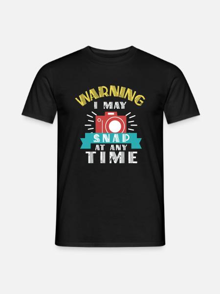 Photographer Photography Photography Gift - Men's T-Shirt - black