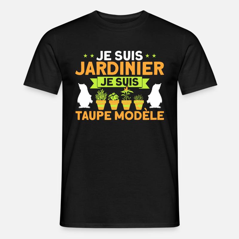 Schrebergarten Gartenarbeit Garten Geschenk - Männer T-Shirt - Schwarz