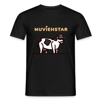 Fermier ferme fermière énonciation drôle - T-shirt homme - noir - Devant - AI Model Male 178 light (178cm)