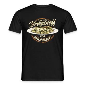 Nudeln Nudel Liebhaber Lasagne Spaghetti Geschenk - Männer T-Shirt - Schwarz - Vorne - AI Model Male 178 light (178cm)