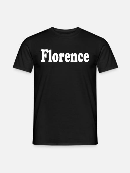 Florence - Männer T-Shirt - Schwarz