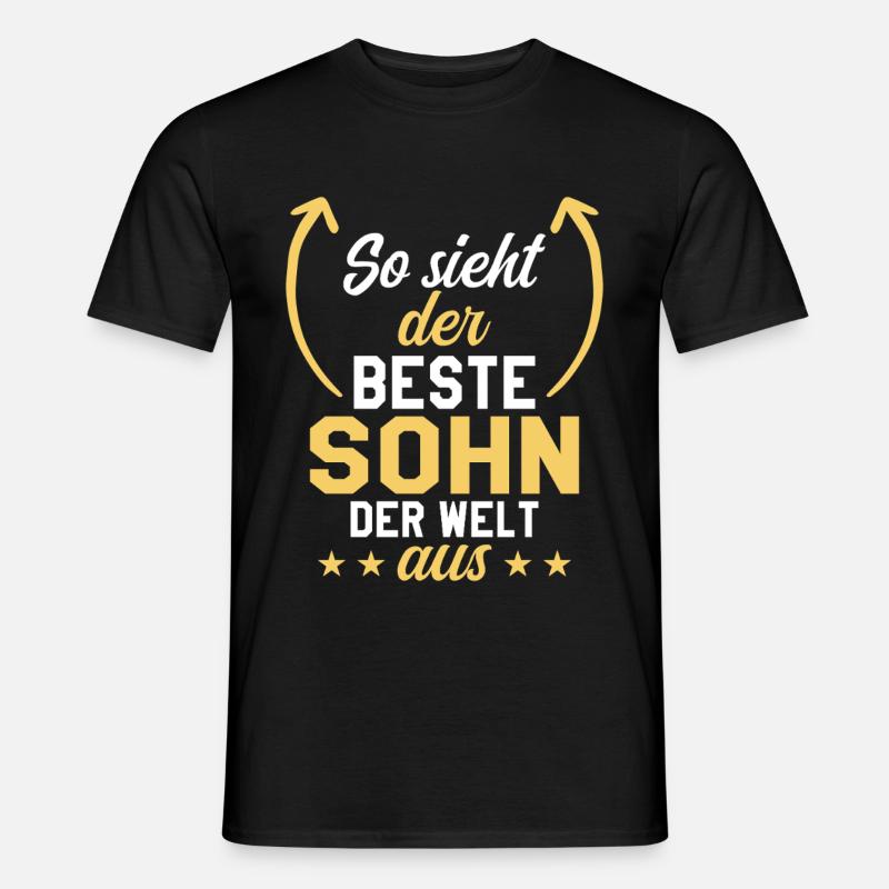 Bester Sohn - Männer T-Shirt - Schwarz