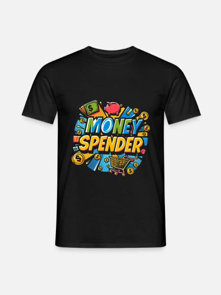 Money Spender 7 - Männer T-Shirt - Schwarz