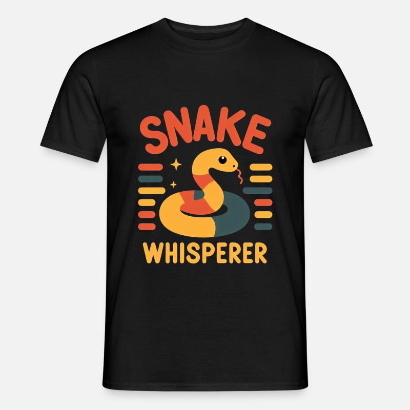 Snake Whisperer 3 - Männer T-Shirt - Schwarz