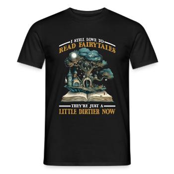I Love Fairytales Just A Little Dirtier Now 2 - Männer T-Shirt - Schwarz - Vorne - AI Model Male 178 light (178cm)
