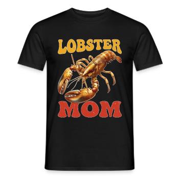 Lobster Mom - Männer T-Shirt - Schwarz - Vorne - AI Model Male 178 light (178cm)