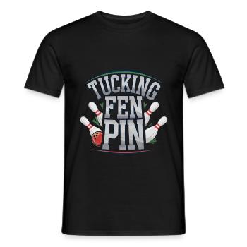Tucking Fen Pin 6 - Männer T-Shirt - Schwarz - Vorne - AI Model Male 178 light (178cm)