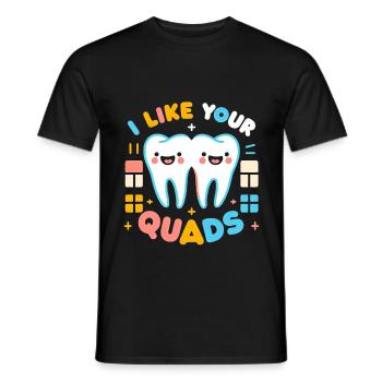 I Like Your Quads 13 - Männer T-Shirt - Schwarz - Vorne - AI Model Male 178 light (178cm)