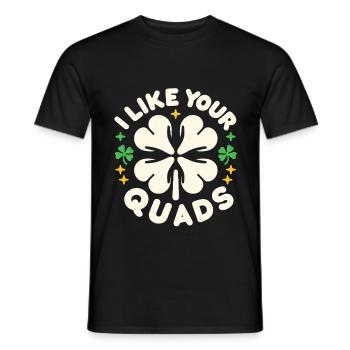 I Like Your Quads 14 - Männer T-Shirt - Schwarz - Vorne - AI Model Male 178 light (178cm)