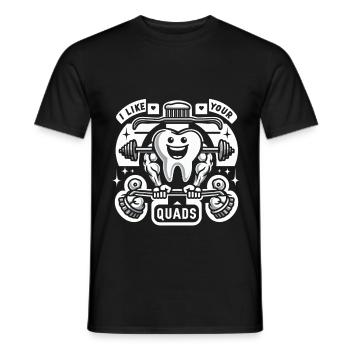 I Like Your Quads 16 - Männer T-Shirt - Schwarz - Vorne - AI Model Male 178 light (178cm)