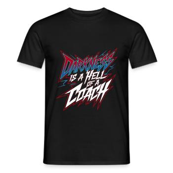 Darkness Is A Hell Of A Coach 10 - Männer T-Shirt - Schwarz - Vorne - AI Model Male 178 light (178cm)