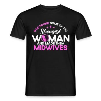 Obstetrician Midwife LD Work Gift - Men's T-Shirt - black - Front - AI Model Male 178 light (178cm)