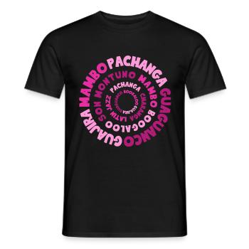 History of Salsa - Salsa Dance Shirts - Männer T-Shirt - Schwarz - Vorne - AI Model Male 178 light (178cm)