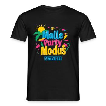 Malle Party Modus Aktiviert Mallorca Gruppen Shirt - Männer T-Shirt - Schwarz - Vorne - AI Model Male 178 light (178cm)