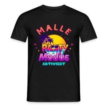 Malle Party Modus Aktiviert Mallorca Gruppen Shirt - Männer T-Shirt - Schwarz - Vorne - AI Model Male 178 light (178cm)