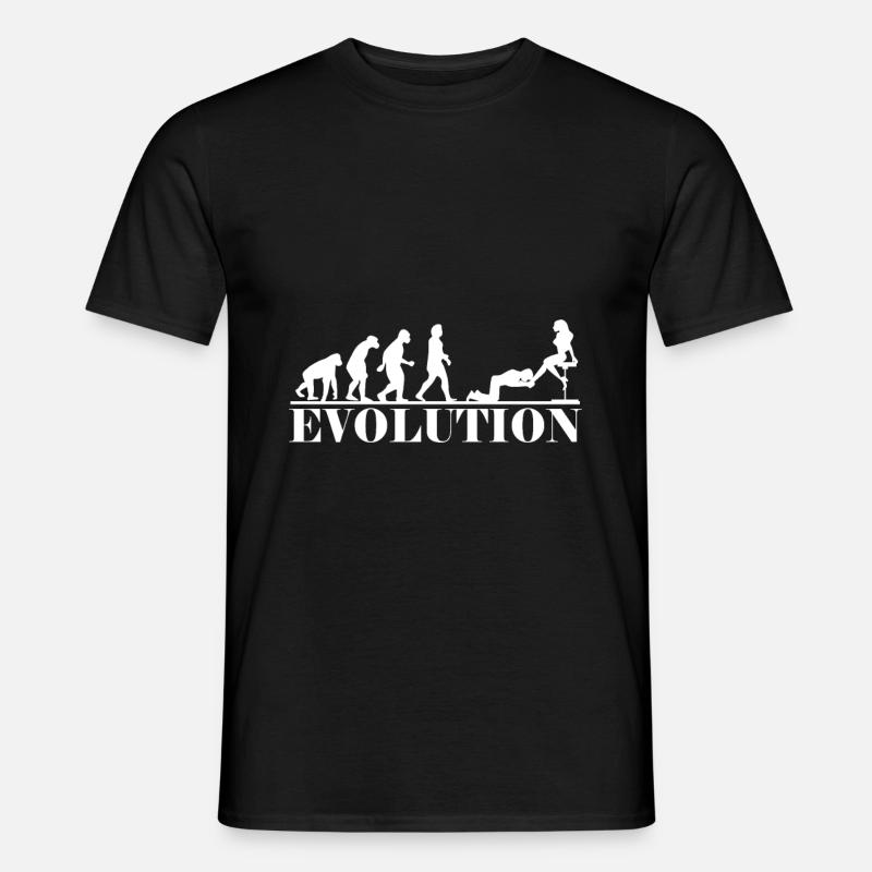 Slave Evolution Soumis BDSM Sale - T-shirt homme - noir