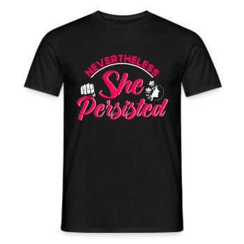 Women's Rights Feminist Empowerment Legislation - Men's T-Shirt - black - Front - AI Model Male 178 light (178cm)