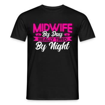 LD Work Obstetrician Obstetrician Gift - T-shirt homme - noir - Devant - AI Model Male 178 light (178cm)