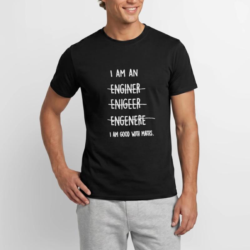 Funny engineer student math physics gift Men’s T-shirt