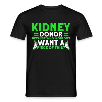 Operation Transplantiert Organtransplantation - Männer T-Shirt - Schwarz - Vorne - AI Model Male 178 light (178cm)