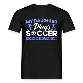 Mutter Sportfan Fußball Geschenk - Männer T-Shirt - Schwarz - Vorne - AI Model Male 178 light (178cm)