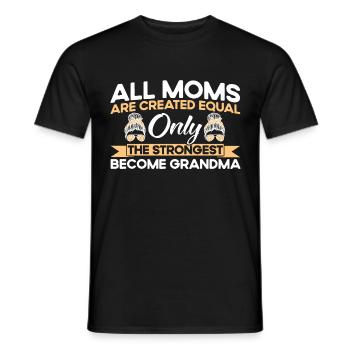 Nur die Stärksten Mutter & Großmutter Geschenk - Männer T-Shirt - Schwarz - Vorne - AI Model Male 178 light (178cm)