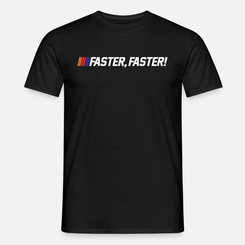 PLUS RAPIDE ET PLUS RAPIDE - T-shirt homme - noir