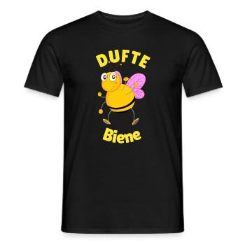 Dufte Biene Karnevalskostüm, Mottoparty - Männer T-Shirt - Schwarz - Vorne - AI Model Male 178 light (178cm)