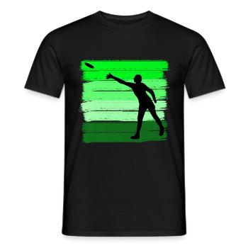 Friesbeesport Frisbee Discgolf Disc Golf Spieler - Männer T-Shirt - Schwarz - Vorne - AI Model Male 178 light (178cm)