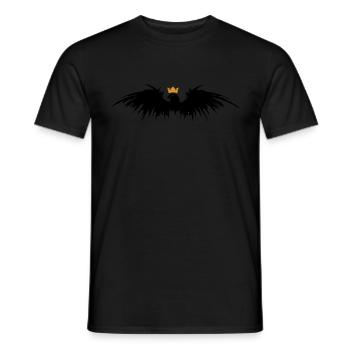 Couronne d'aigle - T-shirt homme - noir - Devant - AI Model Male 178 light (178cm)