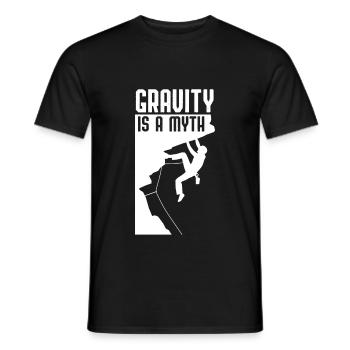 Boulder, , Kletter Geschenk-Idee I - Männer T-Shirt - Schwarz - Vorne - AI Model Male 178 light (178cm)