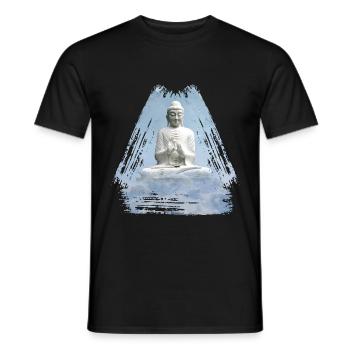 buddha 1 - Männer T-Shirt - Schwarz - Vorne - AI Model Male 178 light (178cm)