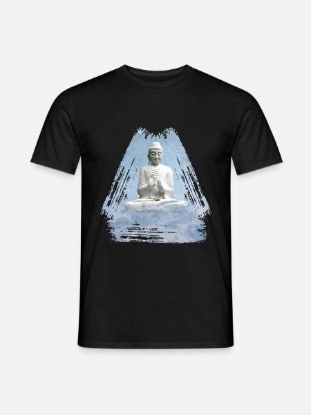 buddha 1 - Männer T-Shirt - Schwarz