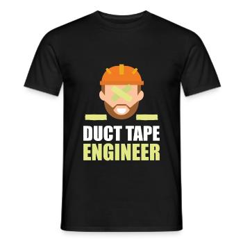 Hausmeister Haustechniker, Hauswart Geschenk - Männer T-Shirt - Schwarz - Vorne - AI Model Male 178 light (178cm)
