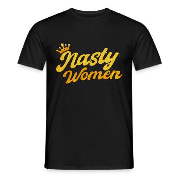Droits des femmes Autonomisation féministe - T-shirt homme - noir - Devant - AI Model Male 178 light (178cm)