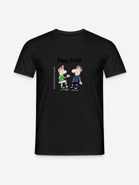 Piss-Pott - Männer T-Shirt - Schwarz