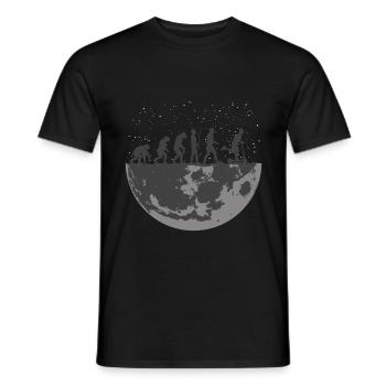Pedal Scooter E-Scooter Scooter Électrique Evolution Moon - T-shirt homme - noir - Devant - AI Model Male 178 light (178cm)