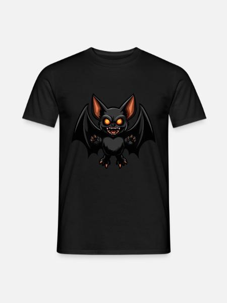 Bat Halloween Bloodsucker - Men's T-Shirt - black