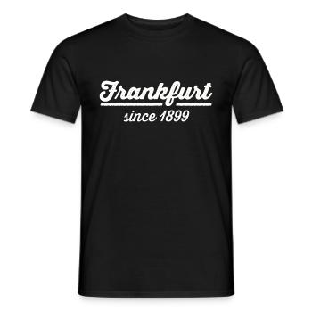 Frankfurt seit 1899 - Fans Ultras Stadion - Männer T-Shirt - Schwarz - Vorne - AI Model Male 178 light (178cm)