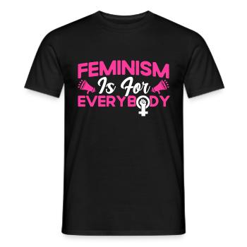 Women's Rights Feminist Empowerment - Men's T-Shirt - black - Front - AI Model Male 178 light (178cm)