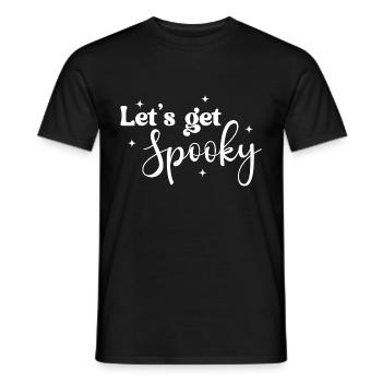 Halloween Costume Pumpkin Skeleton Horror Ghost - Men's T-Shirt - black - Front - AI Model Male 178 light (178cm)