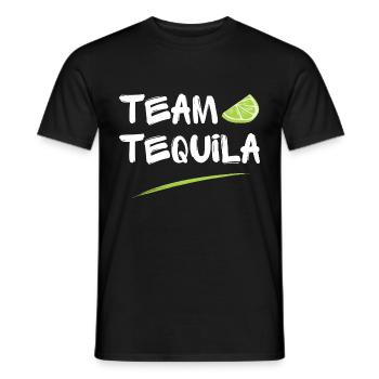 Team Tequila Lime Salt Party JGA Humour pour la fête des pères - T-shirt homme - noir - Devant - AI Model Male 178 light (178cm)