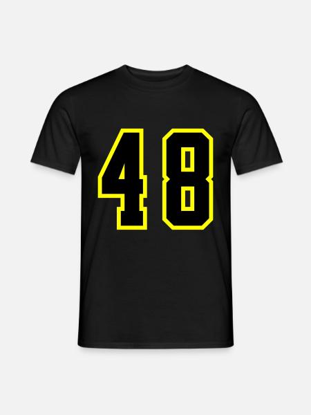 48 Number Leotard - Men's T-Shirt - black