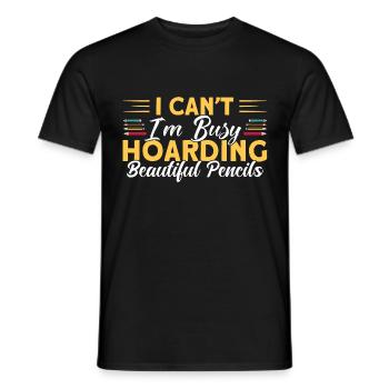 Collect Funny Collection Gift - Men's T-Shirt - black - Front - AI Model Male 178 light (178cm)