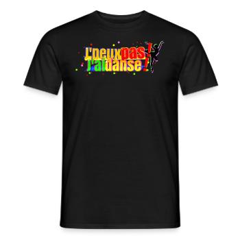 J'peux pas j'ai danse - T-shirt homme - noir - Devant - AI Model Male 178 light (178cm)