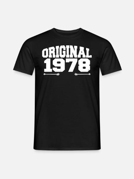 Origineel 1978 | Verjaardagscadeau 1978 - Heren T-shirt - zwart