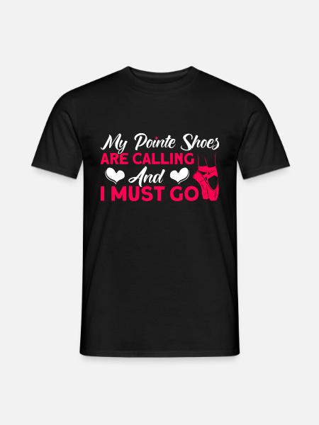 Ballett Mädchen Ballett tanzen Ballett Tanz - Männer T-Shirt - Schwarz