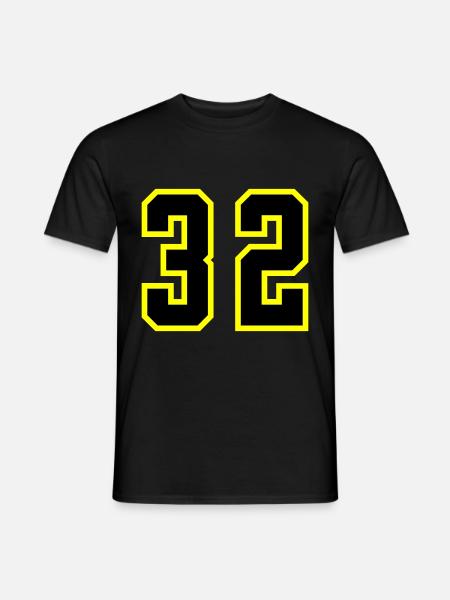 32 Number Leotard - Men's T-Shirt - black